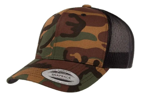 yupoong camo SB 6606CA BK — yupoong