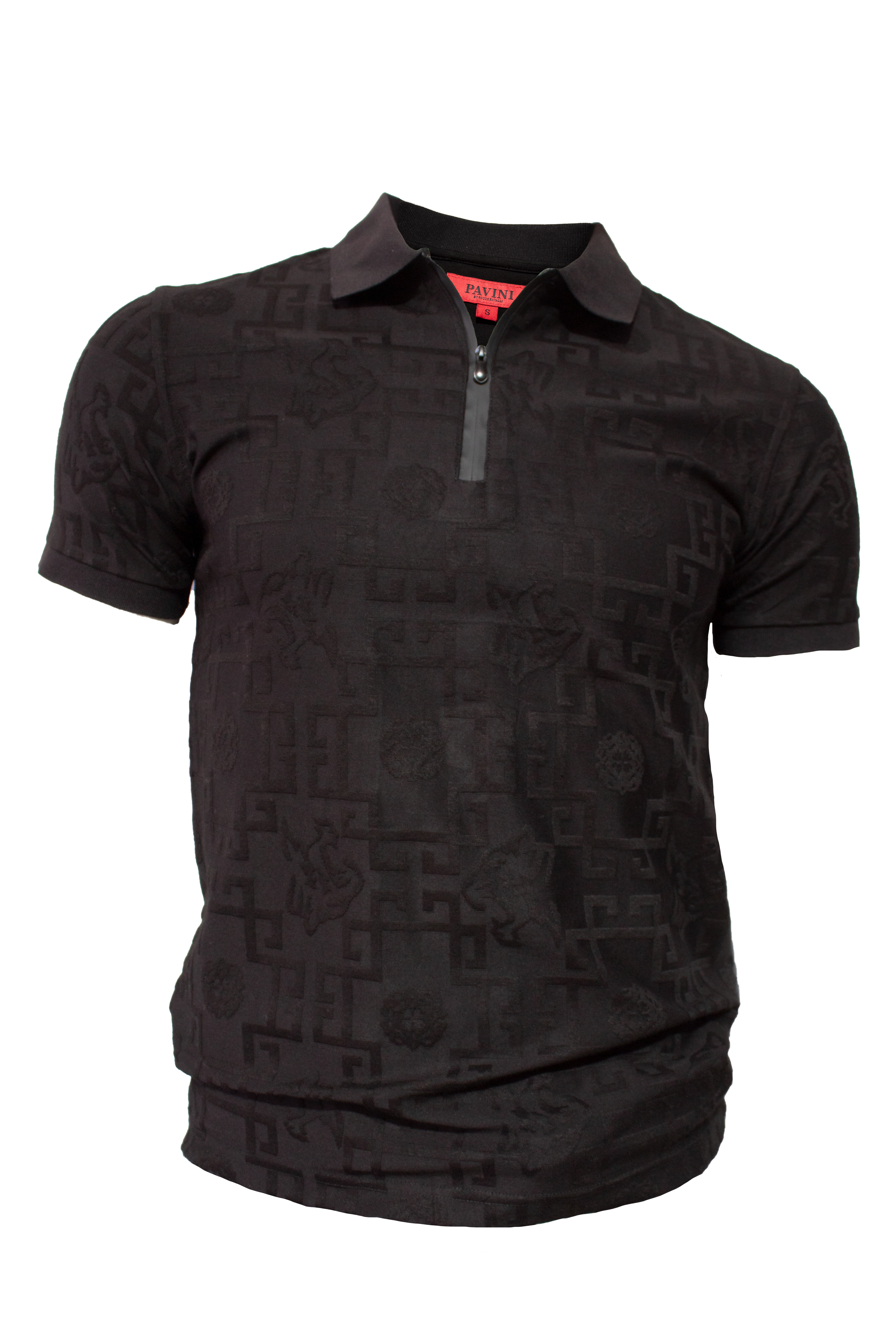 PLAYERA TIPO POLO PAVINI CON  ESTAMPADO PT-3026