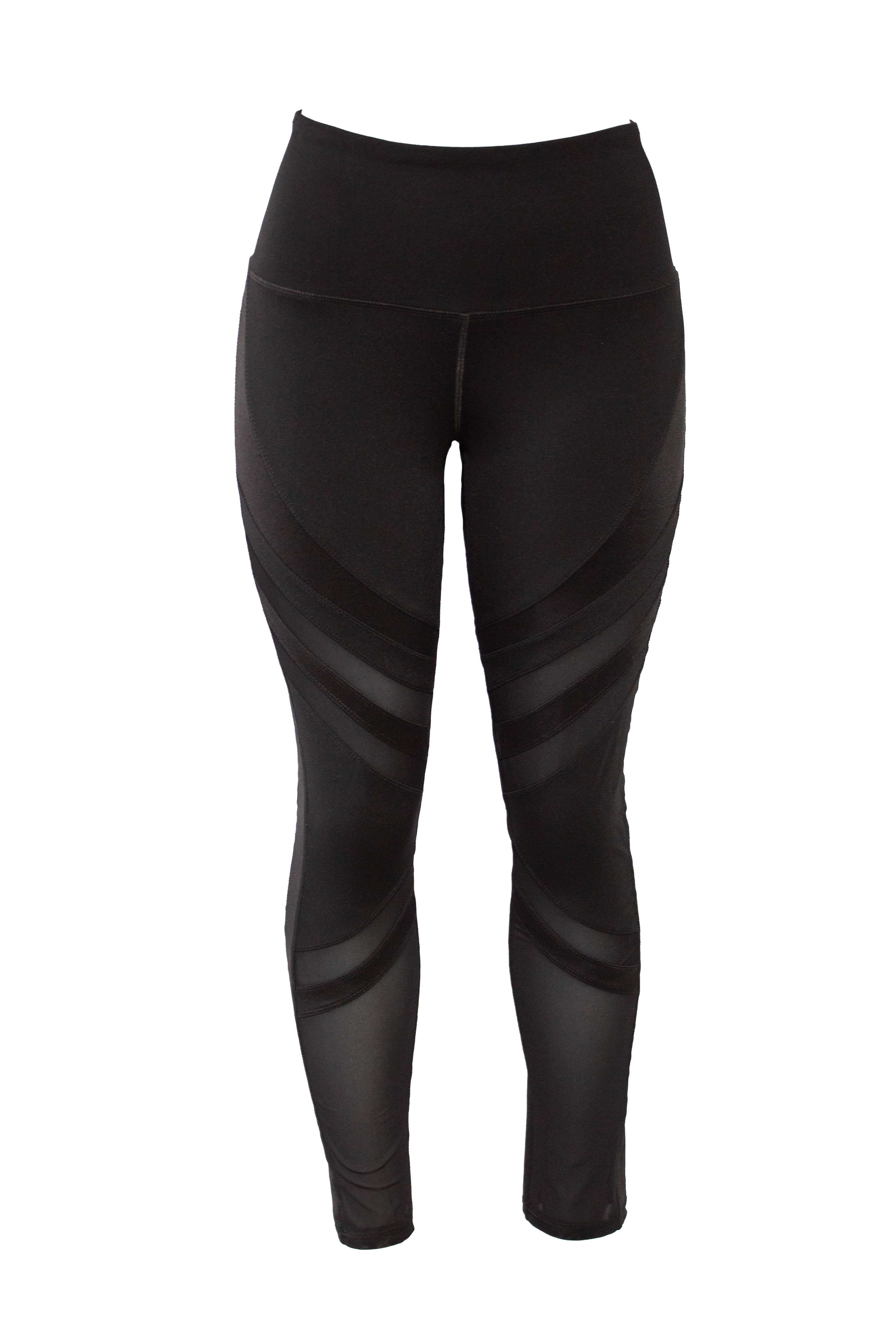 Comprar negro OXYGEN DIAGONAL-MESH LEGGINGS | ROSA - NEGRO