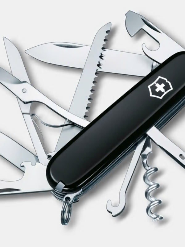 Huntsman Navaja VICTORINOX 1.3713.3 NEGRO — VICTORINOX