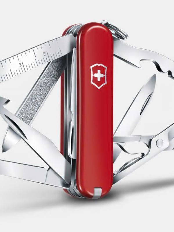 Mini Champ Navaja VICTORINOX 0.6385 ROJO — VICTORINOX
