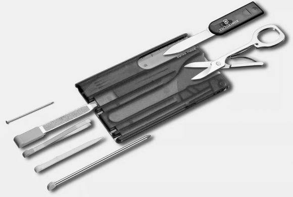 Swiss Card Classic Navaja VICTORINOX 0.7133.T3/0.7100.T NEGRO/ROJO