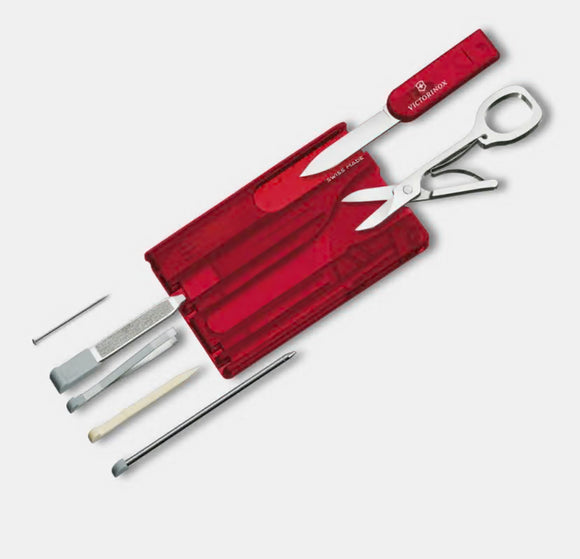 Swiss Card Classic Navaja VICTORINOX 0.7133.T3/0.7100.T NEGRO/ROJO