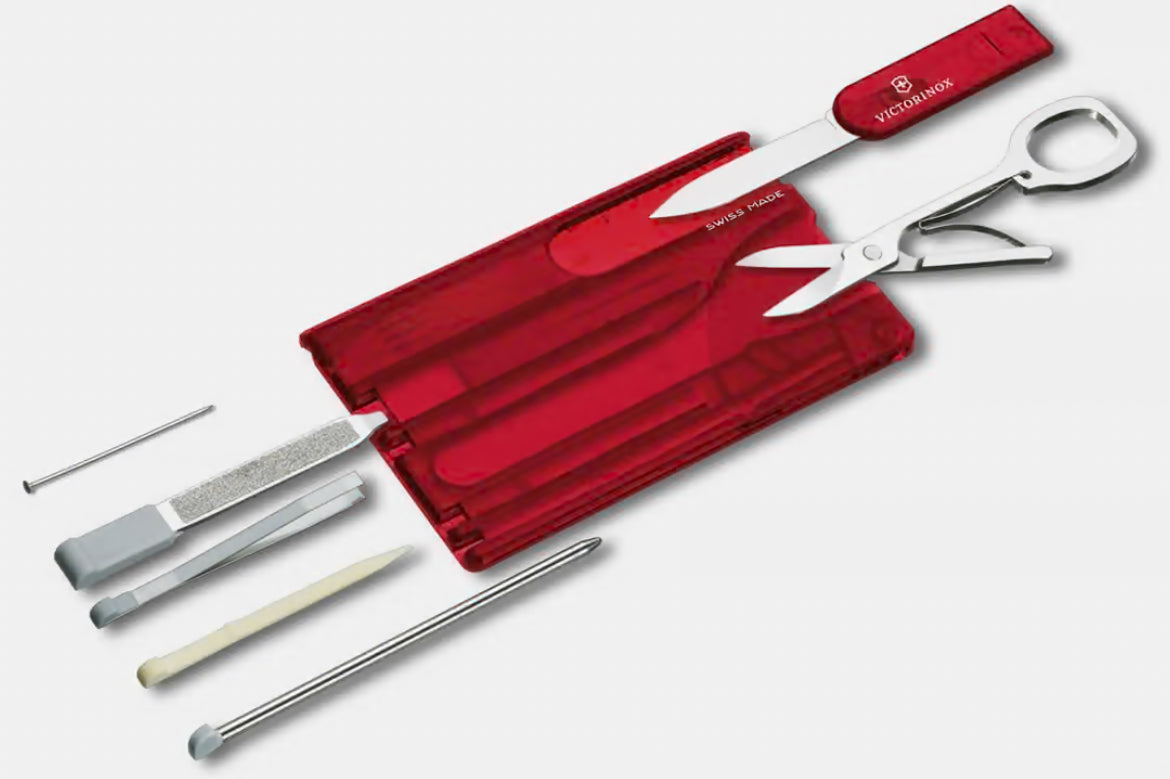 Swiss Card Classic Navaja VICTORINOX 0.7133.T3/0.7100.T NEGRO/ROJO