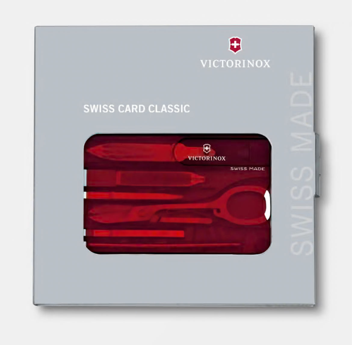 Swiss Card Classic Navaja VICTORINOX 0.7133.T3/0.7100.T NEGRO/ROJO