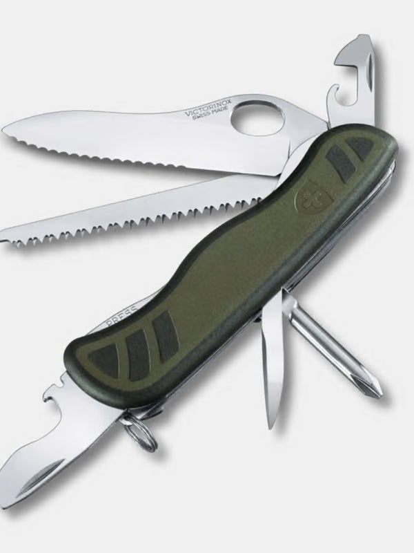 Navaja del soldado suizo 08 VICTORINOX 0.8461.MWCH VERDE MILITAR — VICTORINOX