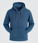 SUDADERA POLAR con Ziper Capucha y Cangurera CABALLERO LEEHANTON MFJ101-3