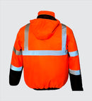 CHAMARRA DE SEGURIDAD ACOLCHADA DE ALTA VISIBILIDAD LEEHANTON MFJ95-2