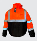 CHAMARRA DE SEGURIDAD ACOLCHADA DE ALTA VISIBILIDAD LEEHANTON MFJ95-1