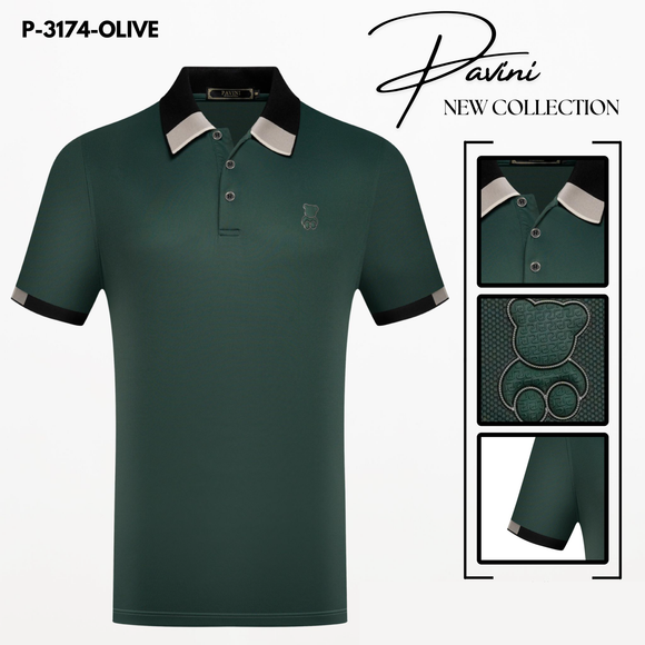PLAYERA TIPO POLO PAVINI P-3174