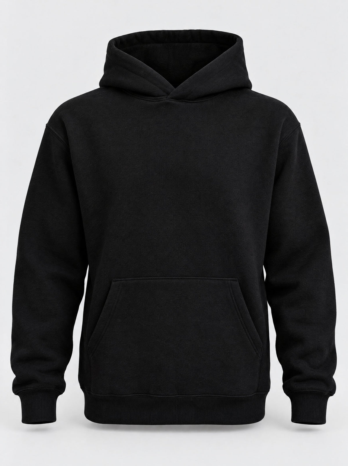 Sudadera Heavy Weight VE301 Negro — vista frontal