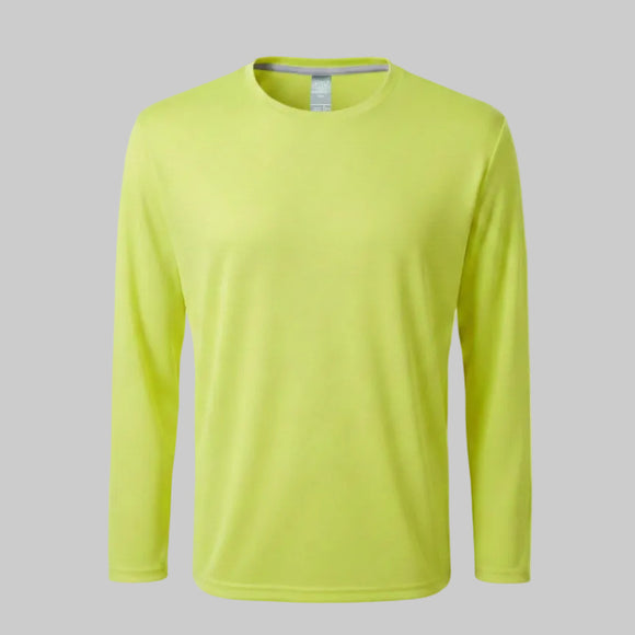 PLAYERA DEPORTIVA POLIÉSTER MANGA LARGA CABALLERO - PLAYERYTEES- ESTILO 950CL