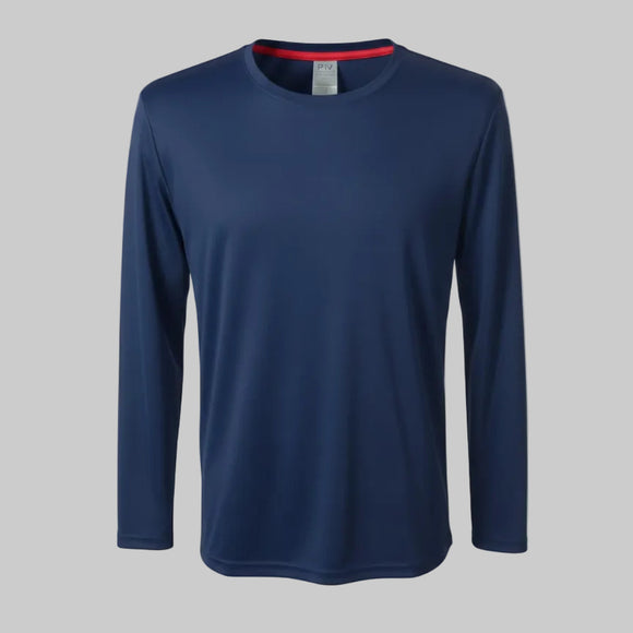 PLAYERA DEPORTIVA POLIÉSTER MANGA LARGA CABALLERO - PLAYERYTEES- ESTILO 950CL