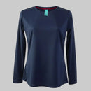 PLAYERA DEPORTIVA POLIÉSTER MANGA LARGA DAMA - PLAYERYTEES- ESTILO 950DL-8