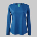 PLAYERA DEPORTIVA POLIÉSTER MANGA LARGA DAMA - PLAYERYTEES- ESTILO 950DL-7