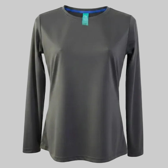 PLAYERA DEPORTIVA POLIÉSTER MANGA LARGA DAMA - PLAYERYTEES- ESTILO 950DL — PLAYERYTEES