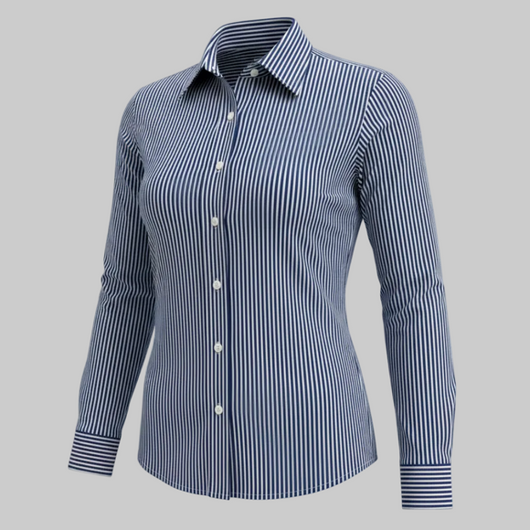 BLUSA EJECUTIVA RAYAS M423DDN - M423DBK - M423DWH — MY LAND