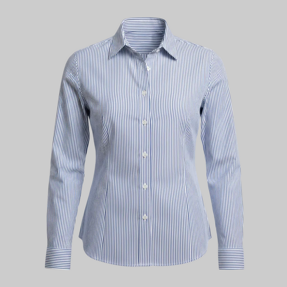 BLUSA EJECUTIVA RAYAS M423DDN - M423DBK - M423DWH — MY LAND