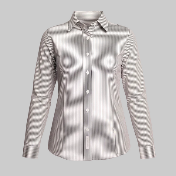 BLUSA EJECUTIVA RAYAS M423DDN - M423DBK - M423DWH — MY LAND