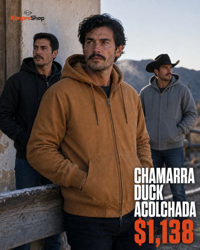 Chamarra Algodón Duck Acolchada · $1,138