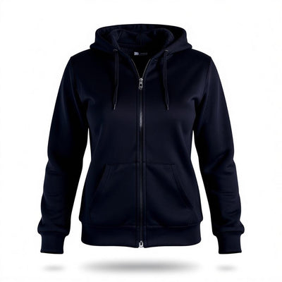 SUDADERA con Ziper Capucha y Cangurera LEEHANTON DAMA L505D