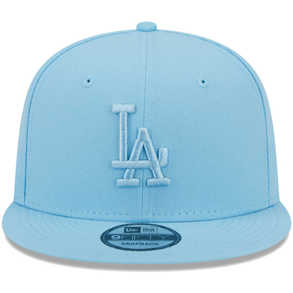 Los Angeles Dodgers New Era Light Blue Spring Color Basic 9FIFTY Snapback Hat