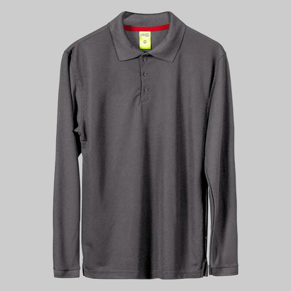 POLO POLIÉSTER SPORT MANGA LARGA CABALLERO- PLAYERYTEES - ESTILO 900CL — PLAYERYTEES