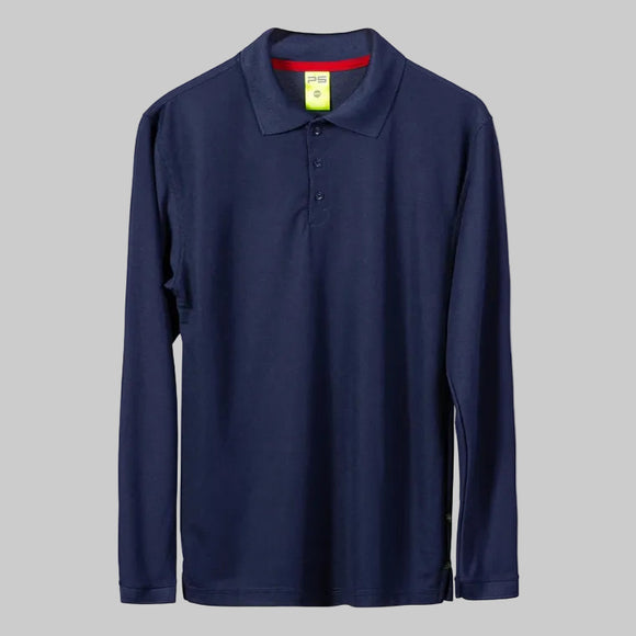 POLO POLIÉSTER SPORT MANGA LARGA CABALLERO- PLAYERYTEES - ESTILO 900CL