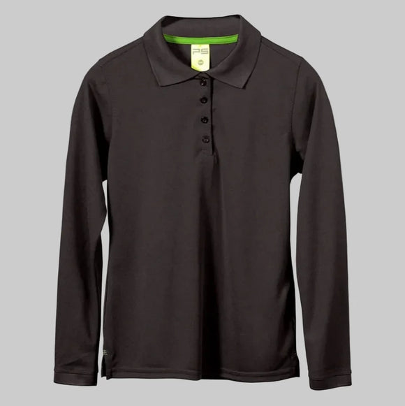 POLO POLIÉSTER SPORT MANGA LARGA DAMA- PLAYERYTEES - ESTILO 900DL — PLAYERYTEES