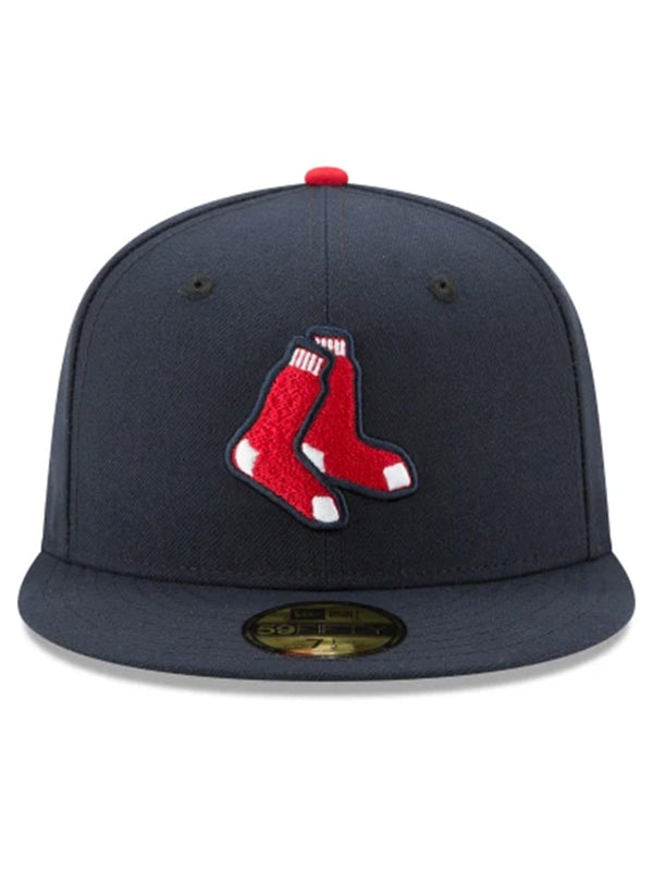 New Era Gorra Oficial de Juego Boston Red Sox Collection MLB 59Fifty Visera Plana