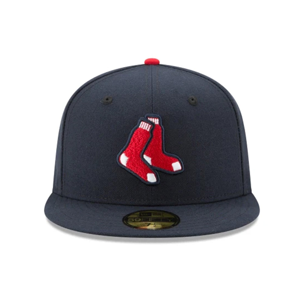 New Era Gorra Oficial de Juego Boston Red Sox Collection MLB 59Fifty Visera Plana