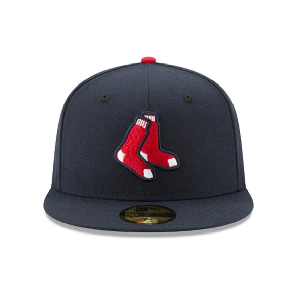 New Era Gorra Oficial de Juego Boston Red Sox Collection MLB 59Fifty Visera Plana