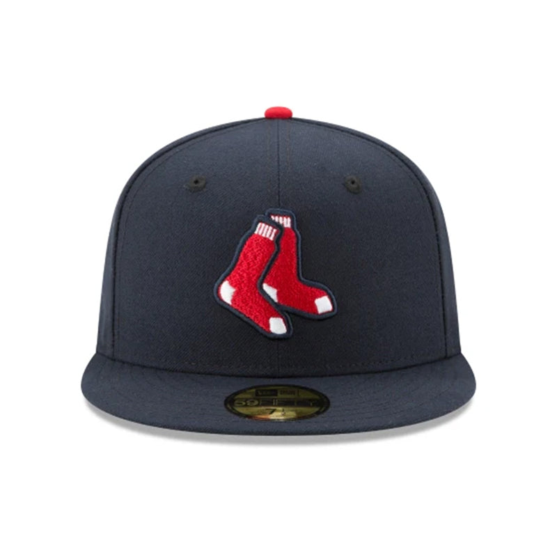 New Era Gorra Oficial de Juego Boston Red Sox Collection MLB 59Fifty Visera Plana