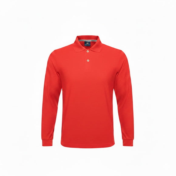 POLO MANGA LARGA ASSOLUTO DE LA LINEA GOLD PARA UNISEX - APOLC — ASSOLUTO