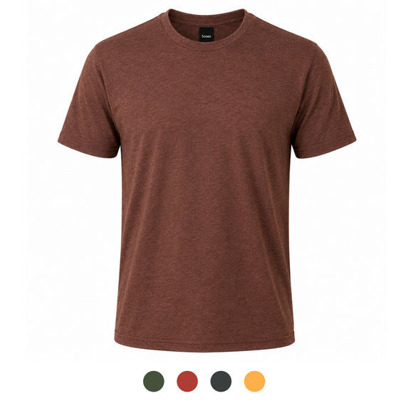 Playera Bones Triblend cuello redondo manga corta B371C — Bones