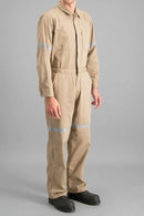 OVEROL GABARDINA UNITAM CON CINTA REFLEJANTE - U3810CC Y U2030CC — UNITAM