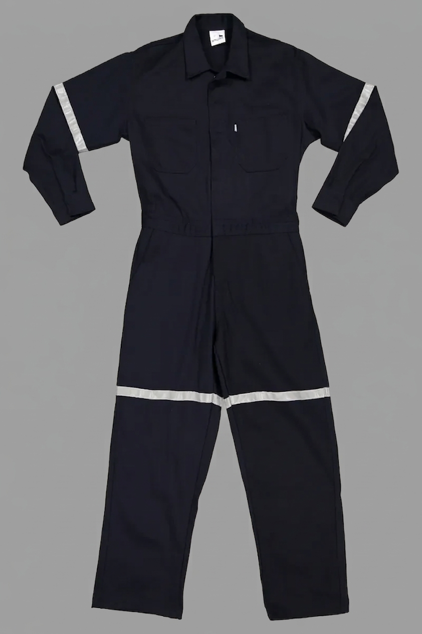 Overol Gabardina Unitam con Cinta Reflejante