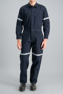 OVEROL GABARDINA UNITAM CON CINTA REFLEJANTE - U3810CC Y U2030CC — UNITAM