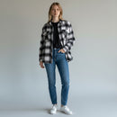 CHAMARRA MODA CUADROS C/FORRO WVE-018-1