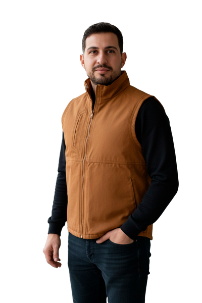 CHALECO Algodón Duck Acolchada CABALLERO LEEHANTON Mv201