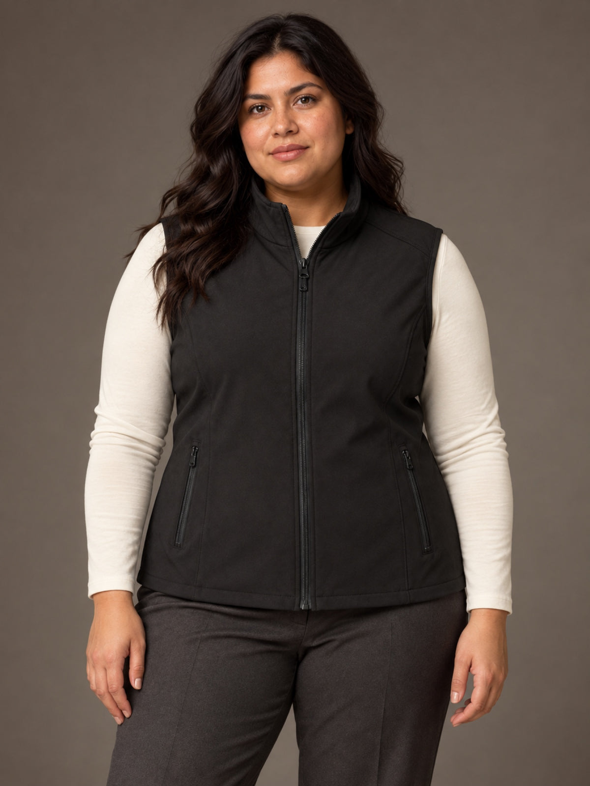 Chaleco Softshell Dama Talla Extra Vertical Eagle – Negro – talla extra