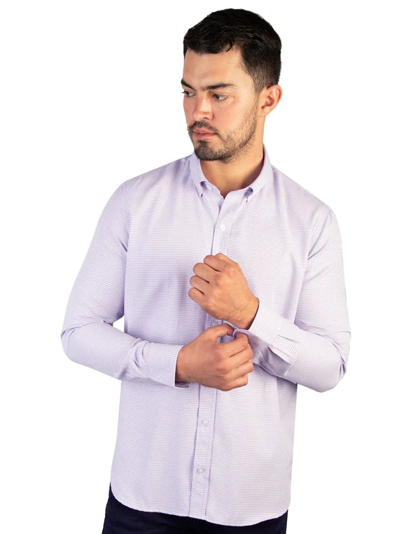 CAMISA SOUL & BLUES MORADA C1307