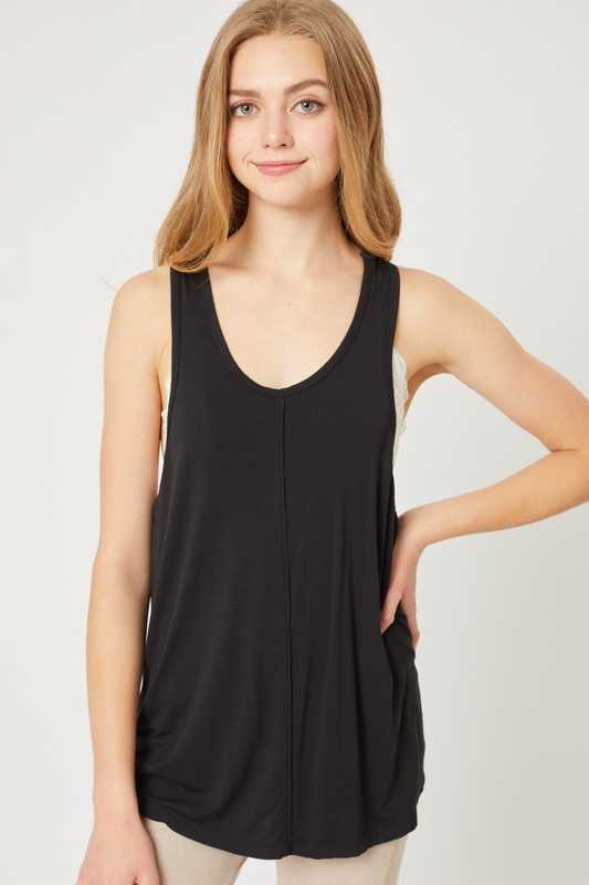 LOOSE FIT SLEEVELESS TOP (2973TH)