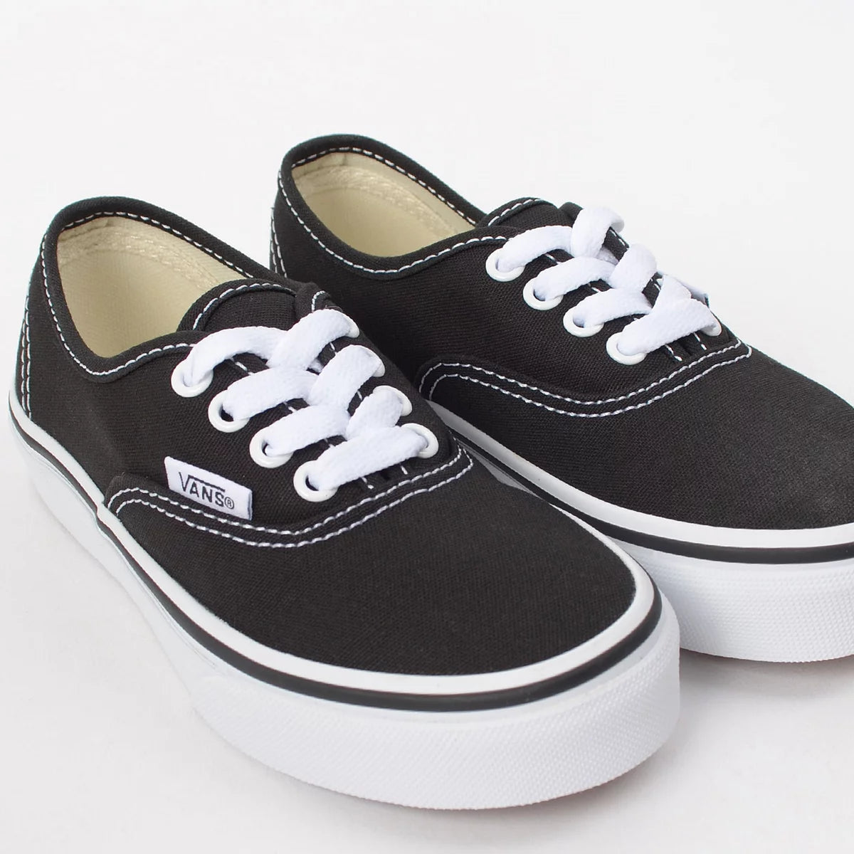 Tenis Vans Authentic Kids Black True White VN000WWX6BT - 0