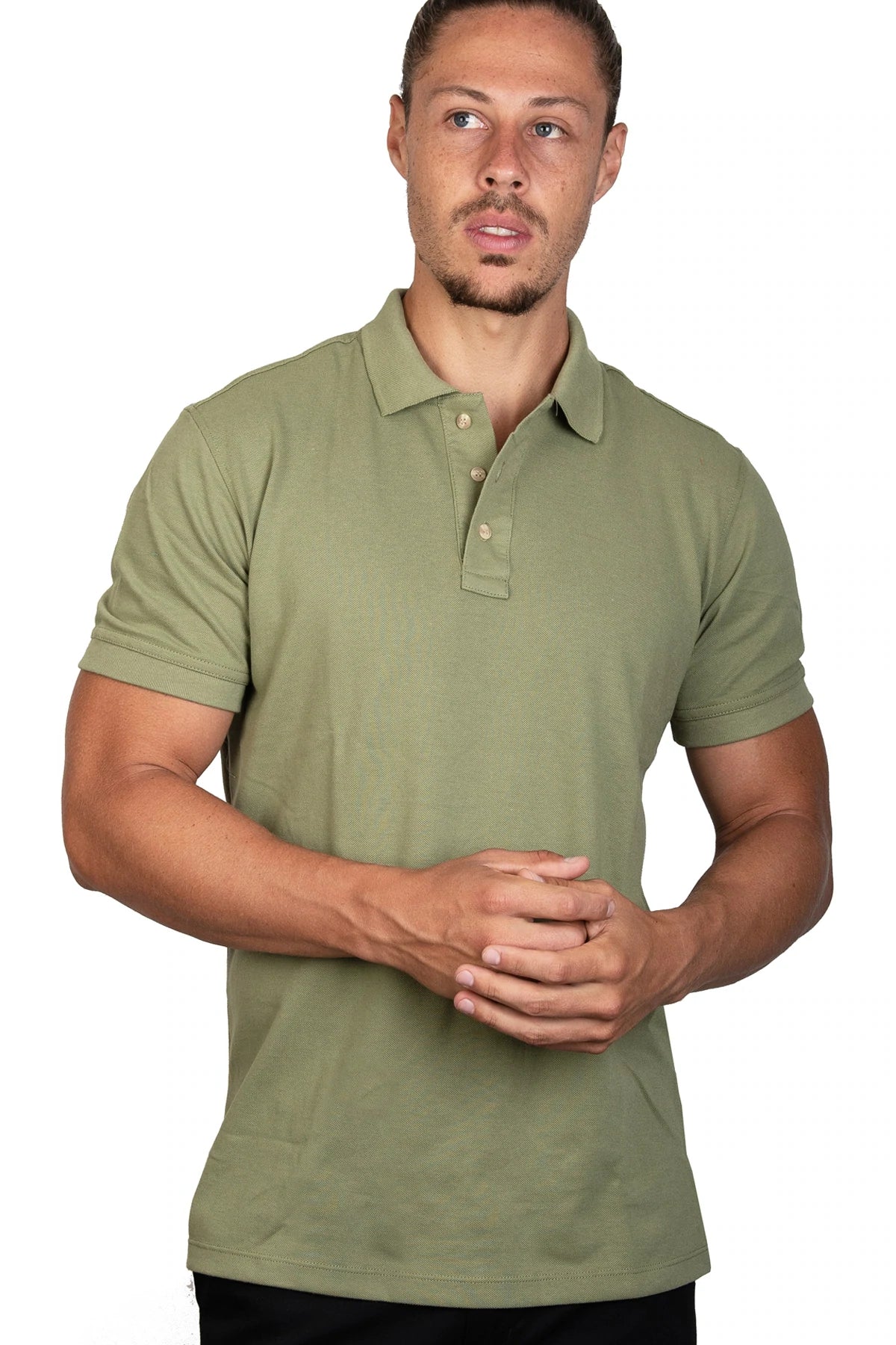 Playera Polo Hoja Regular Fit