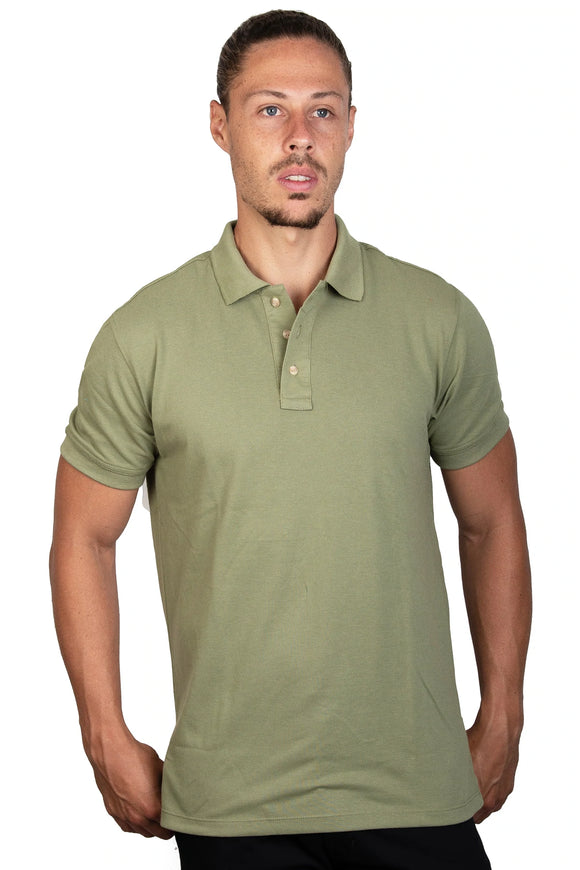 Playera Polo Hoja Regular Fit